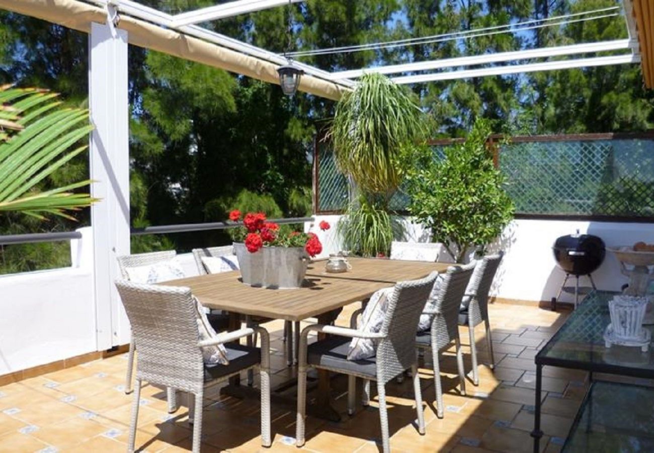 Ferienwohnung in Marbella - Wunderschönes Penthouse Los Monteros 