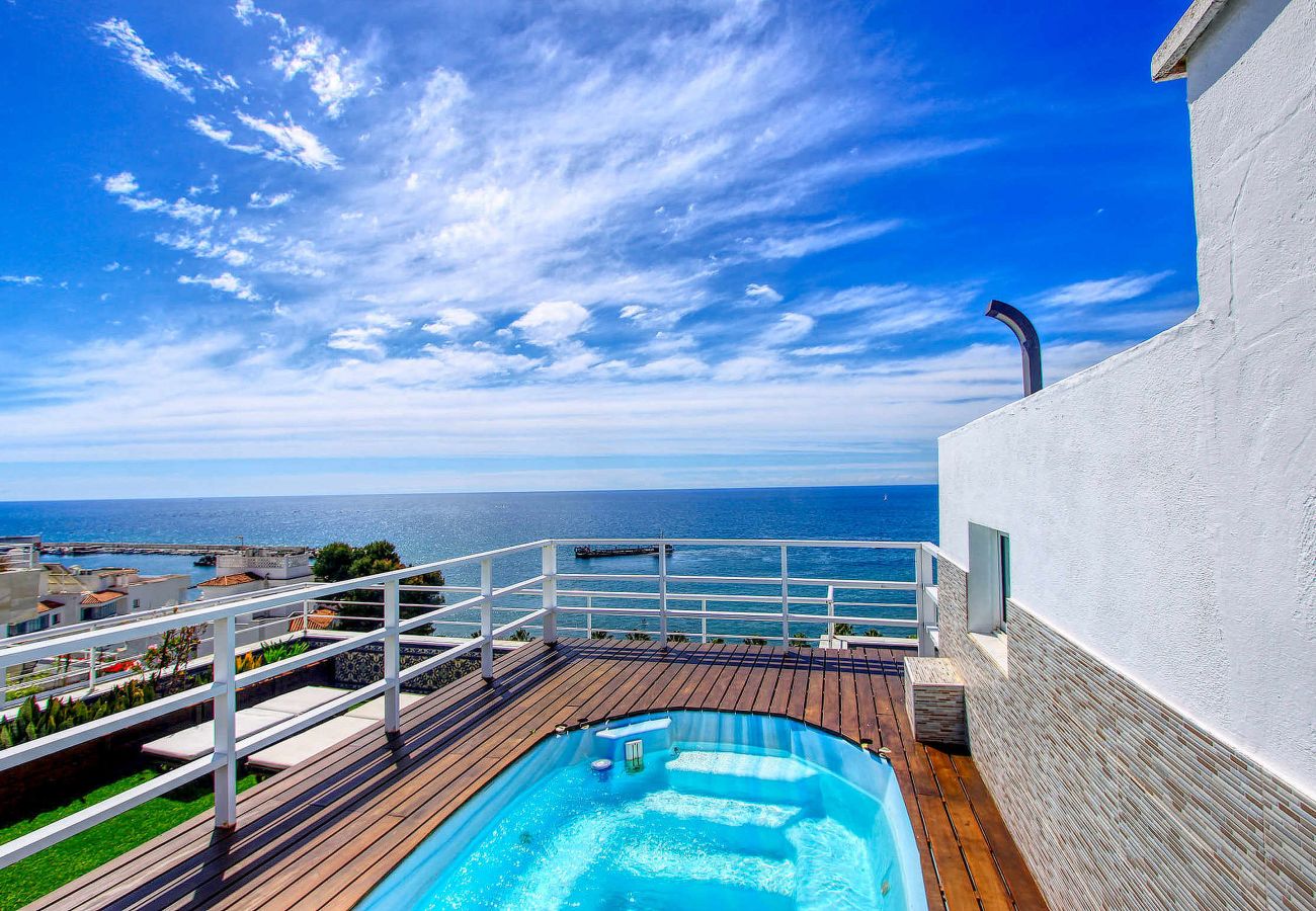 Ferienwohnung in Marbella - 1149 Atemberaubendes Duplex-Penthouse mit Panoramablick auf das Meer