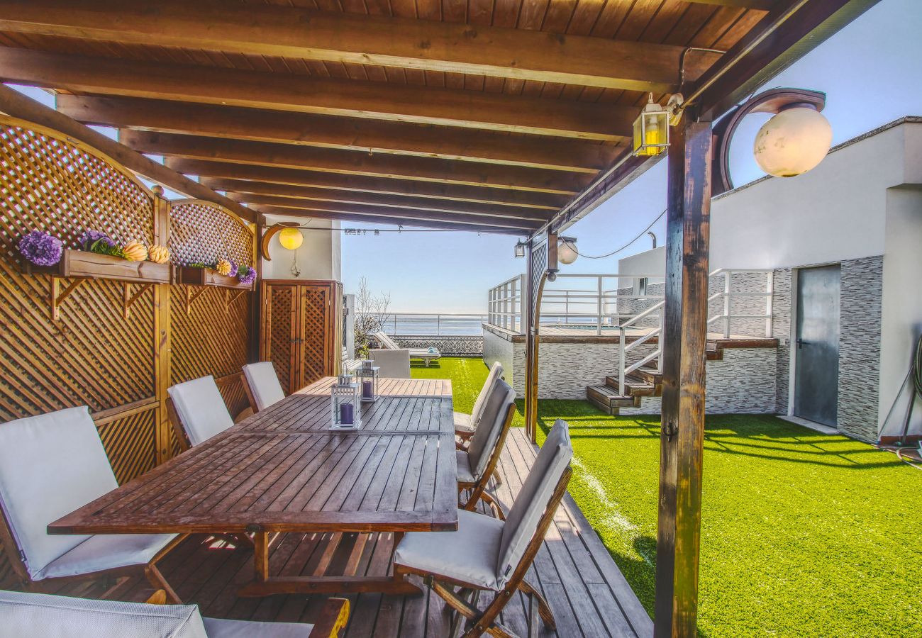 Ferienwohnung in Marbella - 1149 Atemberaubendes Duplex-Penthouse mit Panoramablick auf das Meer