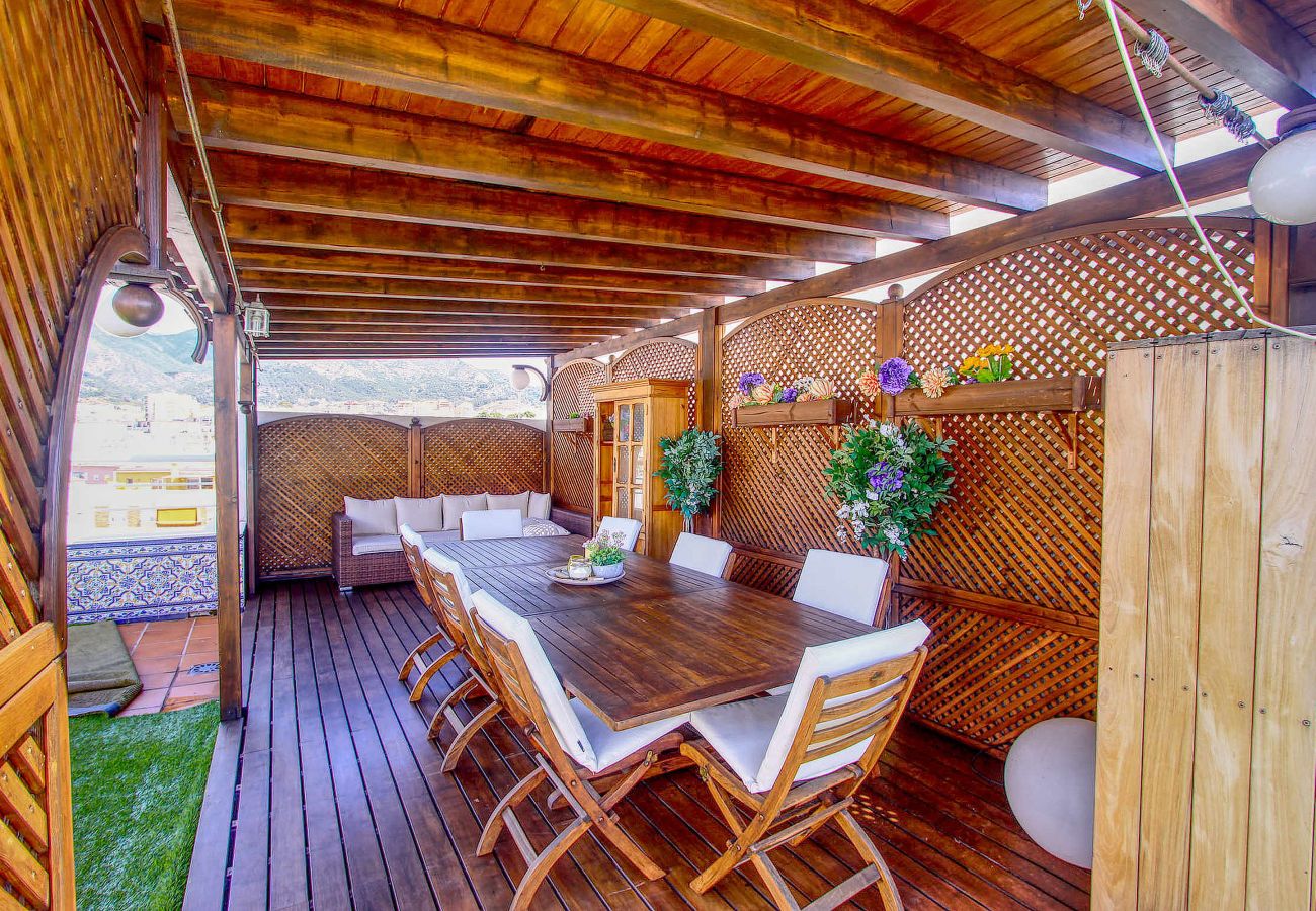 Ferienwohnung in Marbella - 1149 Atemberaubendes Duplex-Penthouse mit Panoramablick auf das Meer