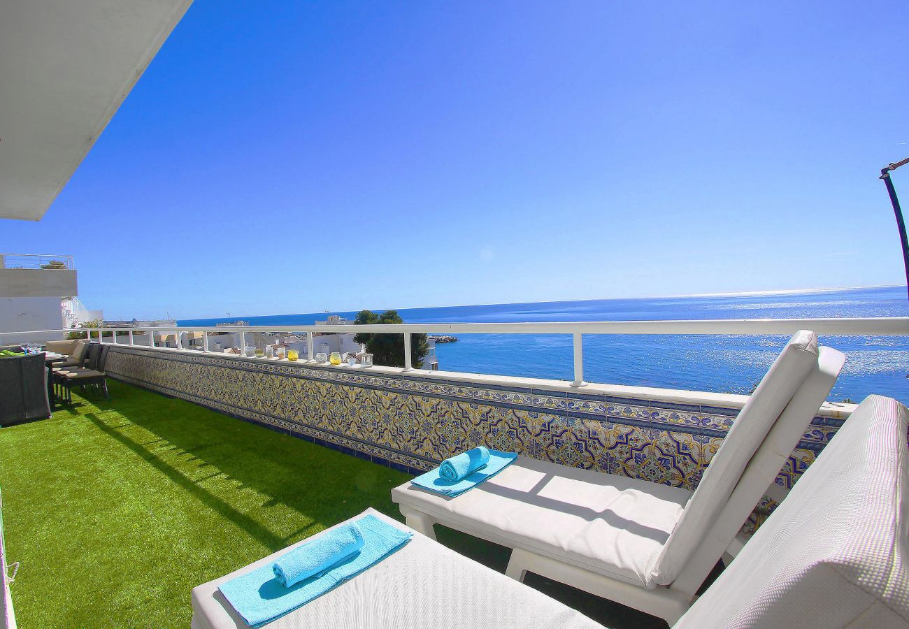 Ferienwohnung in Marbella - 1149 Atemberaubendes Duplex-Penthouse mit Panoramablick auf das Meer