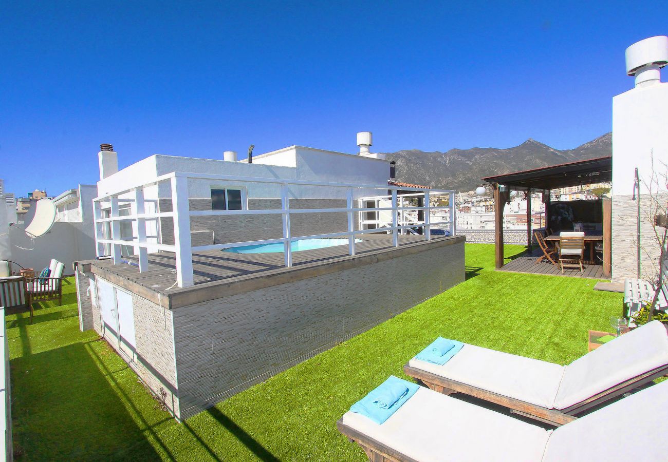 Ferienwohnung in Marbella - 1149 Atemberaubendes Duplex-Penthouse mit Panoramablick auf das Meer