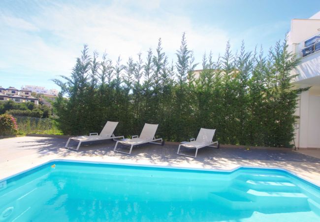 Villa in Mijas Costa - 1166 Moderne Luxusvilla mit Panoramablick auf den Golfplatz Villa in Mijas Costa - 1166 Moderne Luxusvilla mit Panoramablick auf den Golfplatz