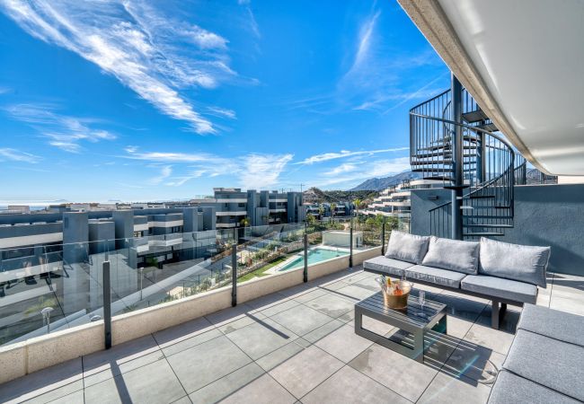 Ferienwohnung in Estepona - 3020 Luxus-Duplex mit Blick auf Afrika und Gibraltar Ferienwohnung in Estepona - 3020 Luxus-Duplex mit Blick auf Afrika und Gibraltar