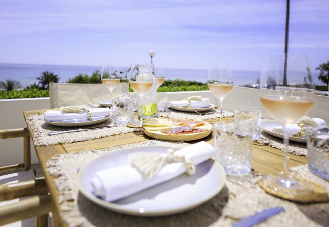 Doppelhaushälfte in Manilva - 3129 Beachfront Casa Cosy in Aldea Beach Doppelhaushälfte in Manilva - 3129 Beachfront Casa Cosy in Aldea Beach