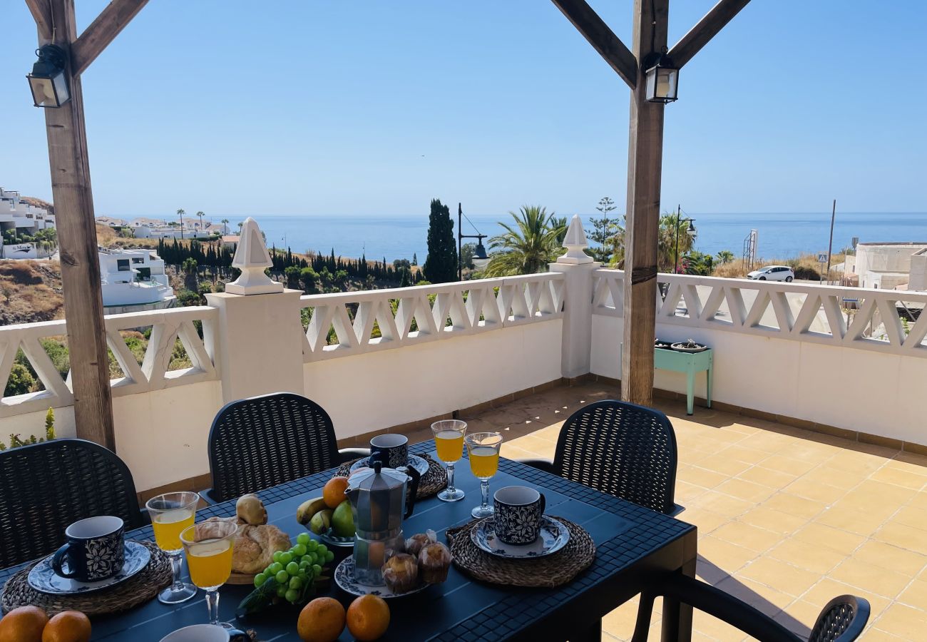 Doppelhaushälfte in Torrox Costa - White House with Sea Views by At Home Costa del Sol