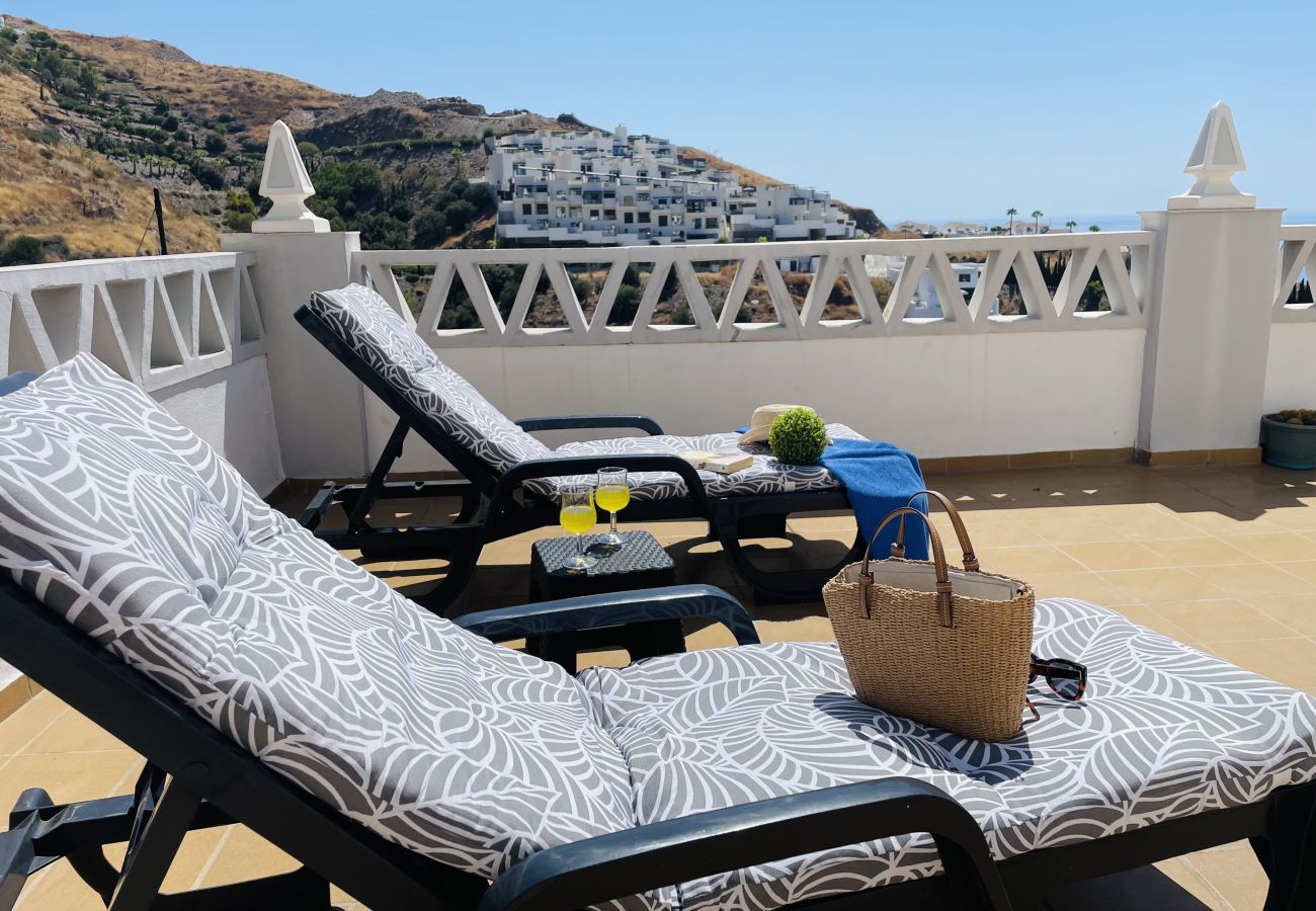 Doppelhaushälfte in Torrox Costa - White House with Sea Views by At Home Costa del Sol