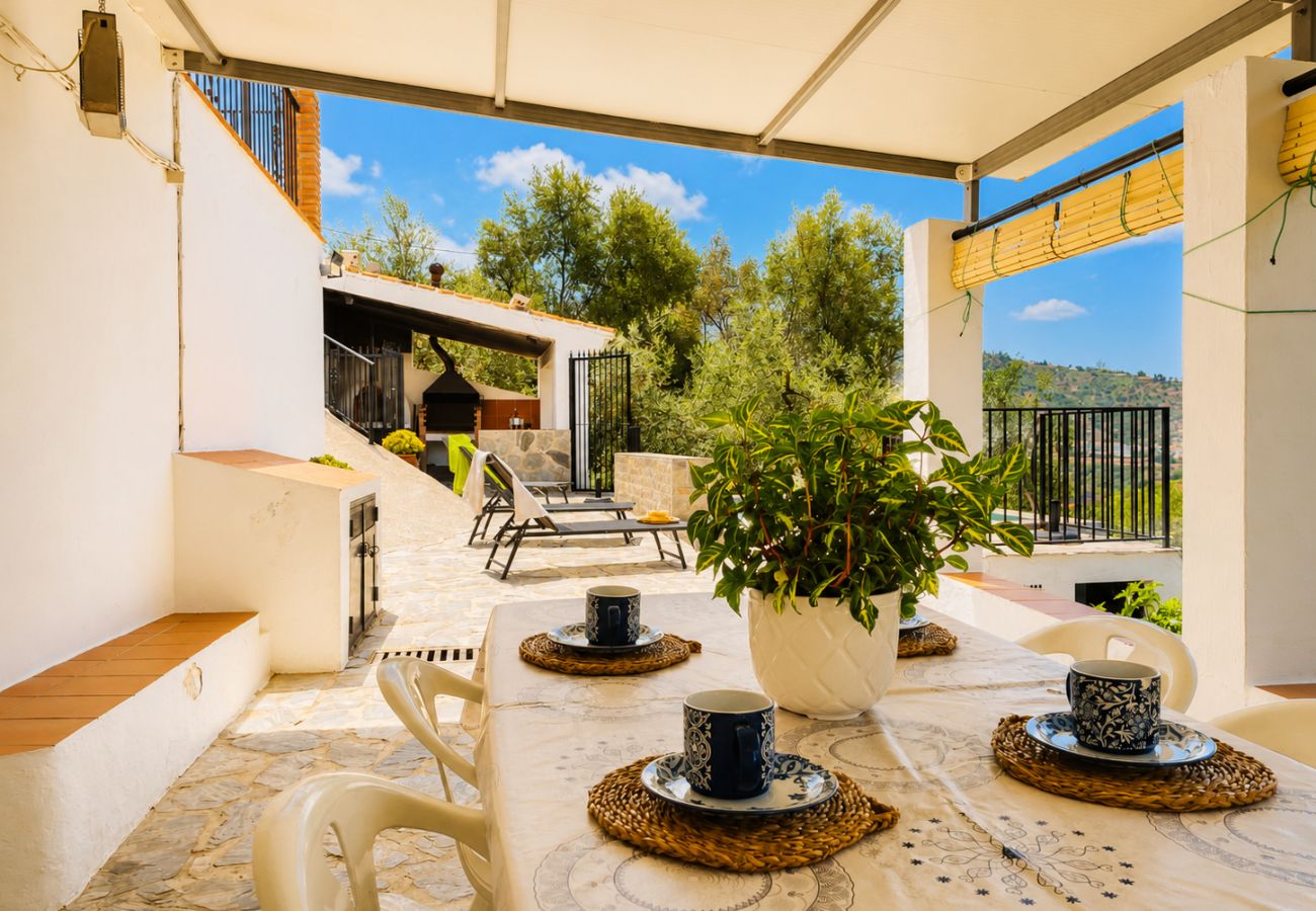 Landhaus in Sayalonga - Cortijo Majuelo – Sayalonga | Private Pool, Mountain Views