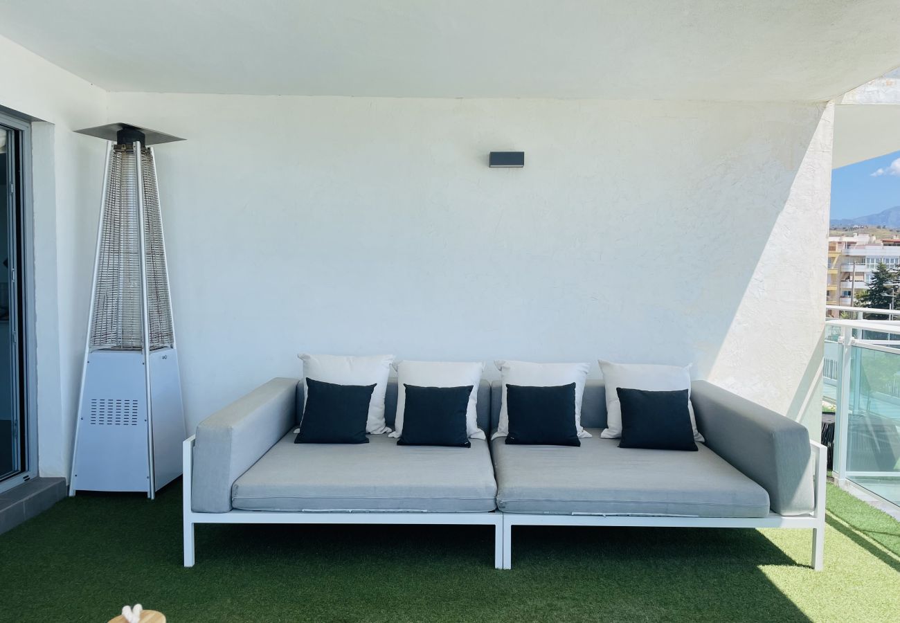 Apartamento en Torrox Costa - Dunas Beach con vistas al mar en Torrox Costa