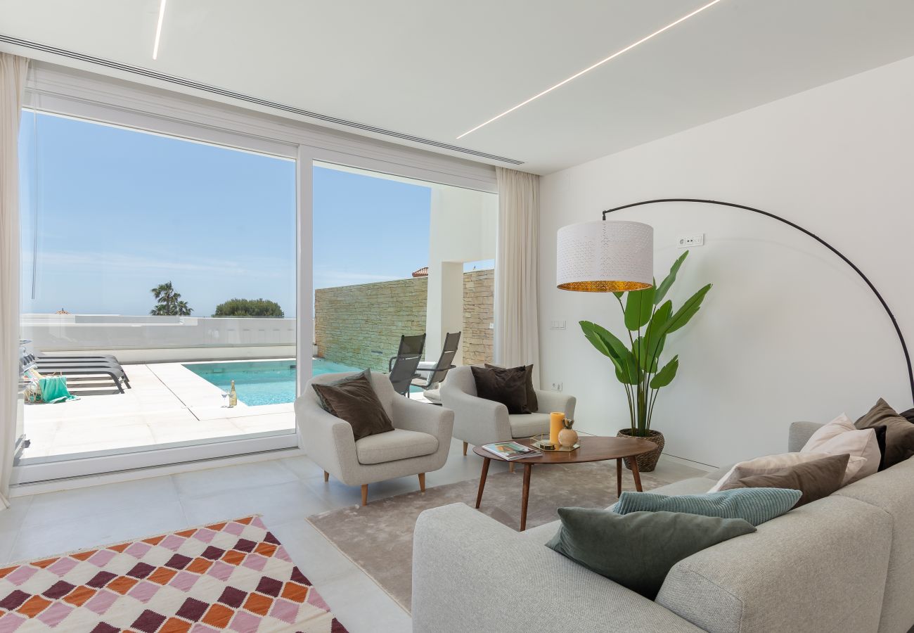 Villa in Mijas Costa - 394921 - Wonderful semi detached villa near beach (heated pool)