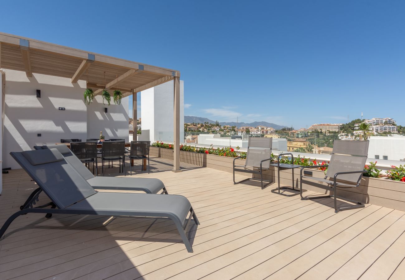 Villa in Mijas Costa - 394921 - Wonderful semi detached villa near beach (heated pool)