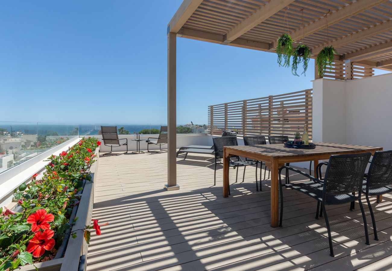 Villa in Mijas Costa - 394921 - Wonderful semi detached villa near beach (heated pool)