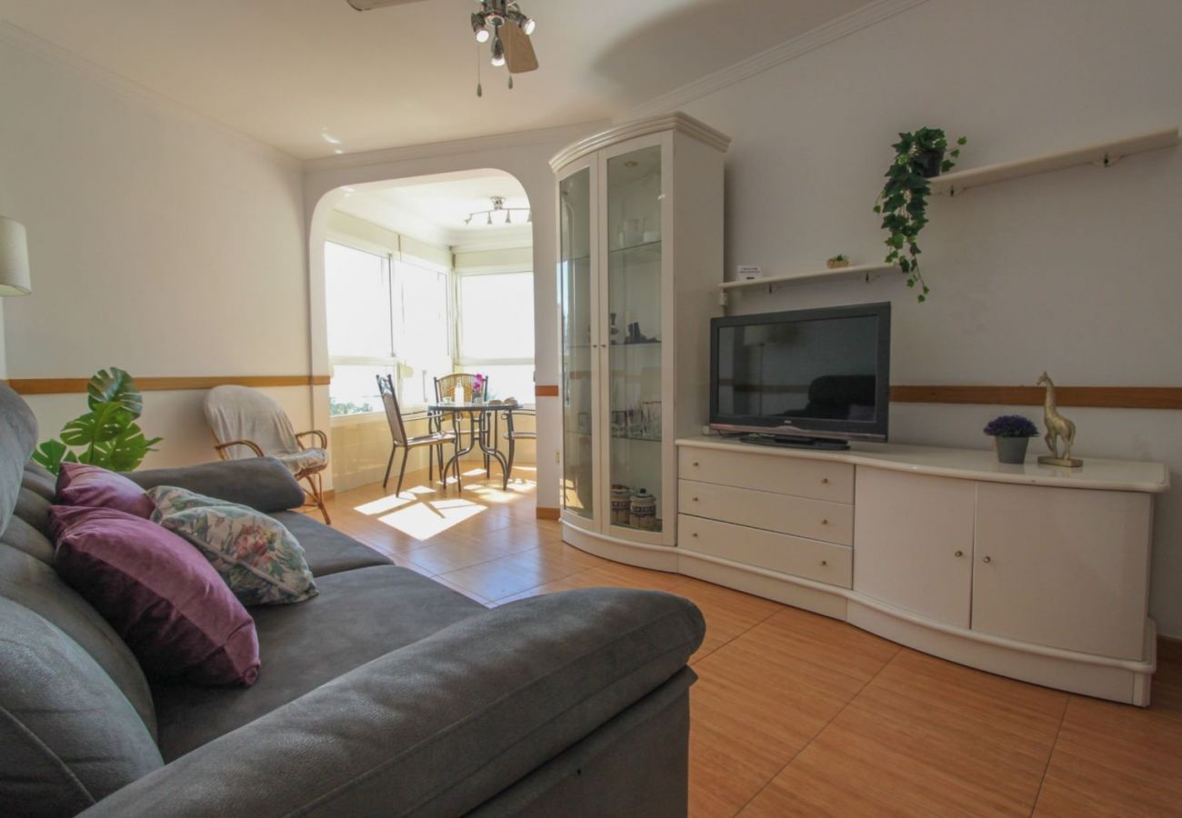 Apartment in Torrox Costa - Apartment America 1st line of the beach 