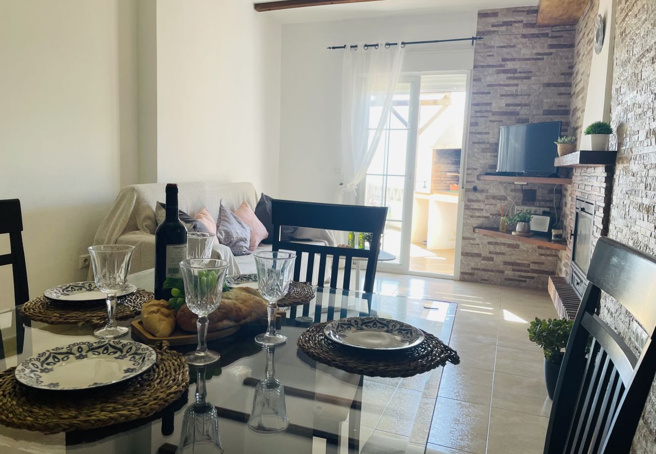 Terraced House in Torrox Costa - White House with Sea Views by At Home Costa del Sol