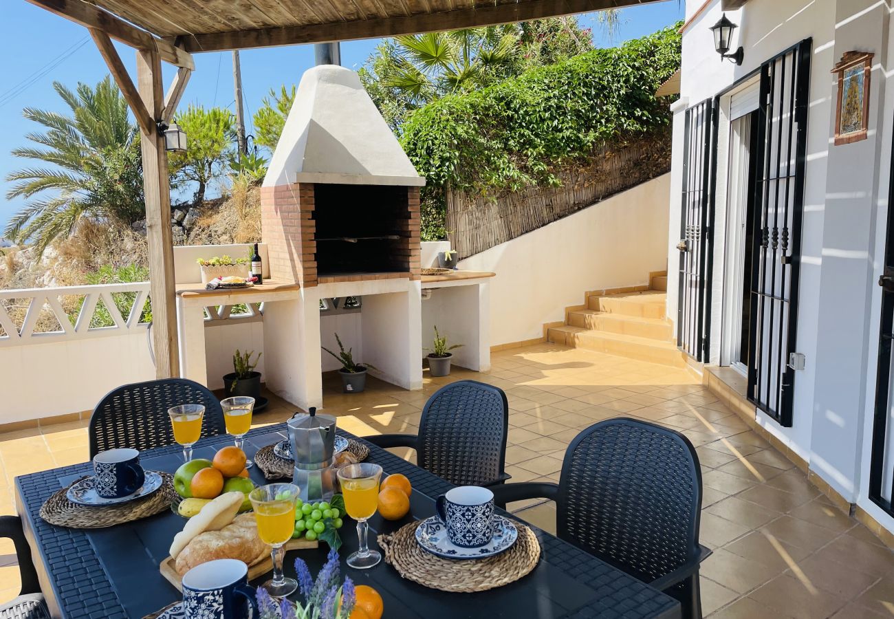 Terraced House in Torrox Costa - White House with Sea Views by At Home Costa del Sol