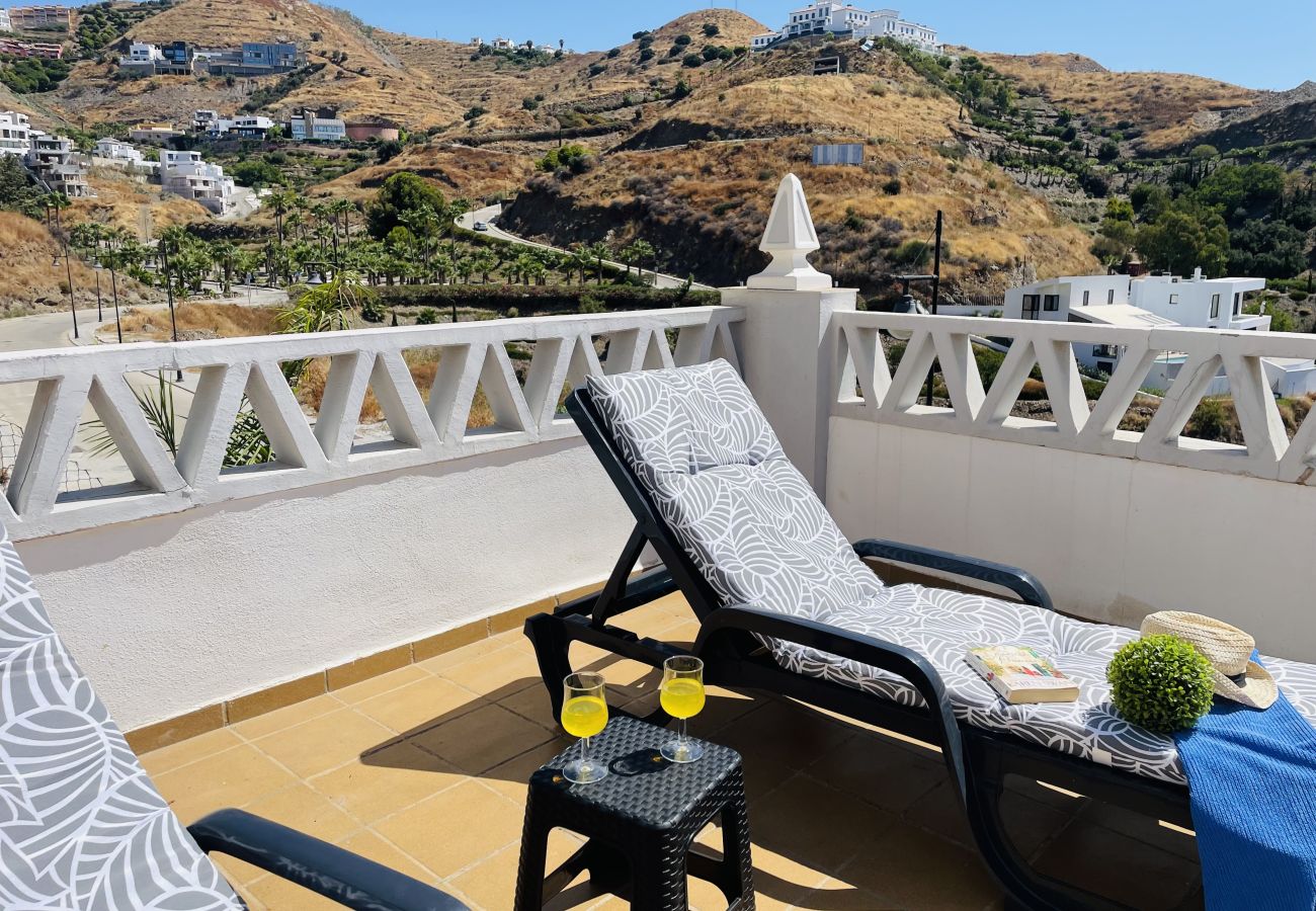 Terraced House in Torrox Costa - White House with Sea Views by At Home Costa del Sol